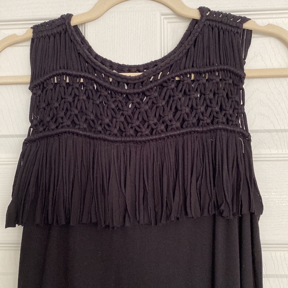 Allsaints crocheted tank top XS